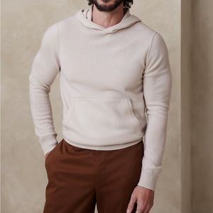 Banana Republic Cepresso Cashmere Hoodie NWT